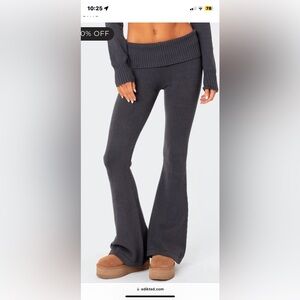 Edikted low rise fold over pants